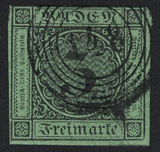 Germany Baden SC# 7 Used - Numeral Cancel 148 Villigen - S17571