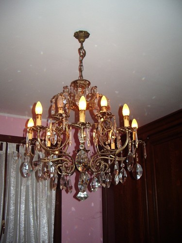 Lampadario gocce luci - lampadario, a