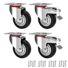 set 4 Ruote Per Carrello