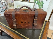 Rivista cartuccia vintage esercito e marina in pelle e ottone con interno montato