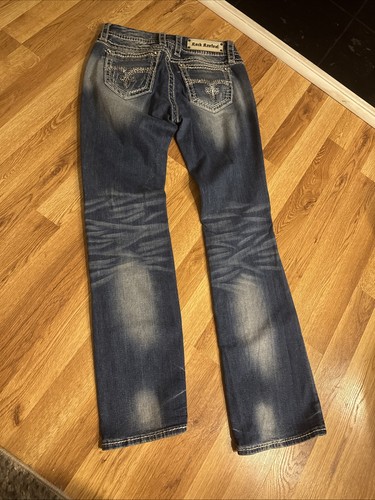 Stivali jeans rock revival - stivali,