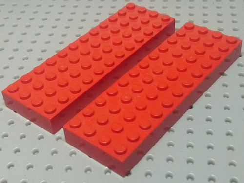 Lego mattone 4x12 4202 rosso - lego,