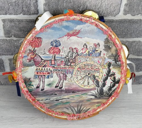 Tamburello siciliano vintage - tamburello,
