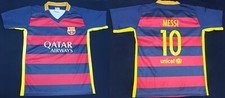 MONDO REPLICA  BARCELLONA 2015 2016  L. MESSI #10 TG. 11 -12 ANNI