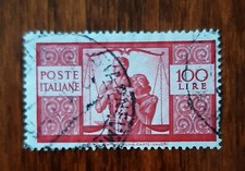 1946 Italy Italia 100 Lire Repubblica Italiana Serie Democratica Usato!!