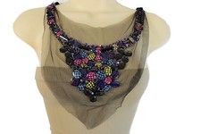 Donna pizzo nero raso - nero,