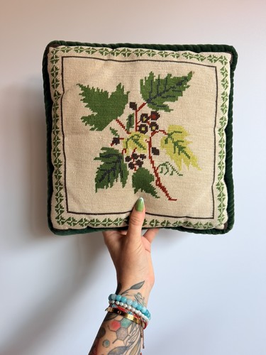 Cuscino vintage punto ago