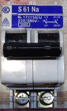 Elettrostop Magnetotermico 1P+N 15A 220/380V art. S61Na (S 61 Na)