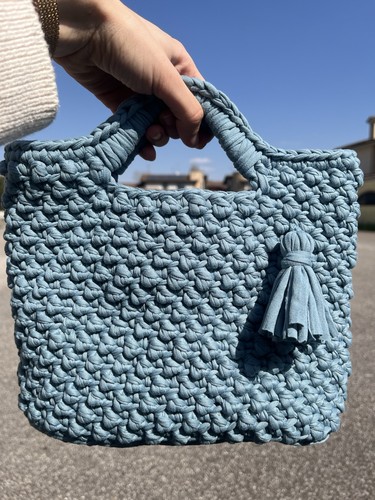 Borsa uncinetto fatta mano - a,