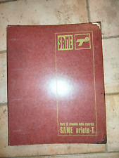 Same Ariete-T trattrice trattore 10-1970 parti di ricambio raccoglitore