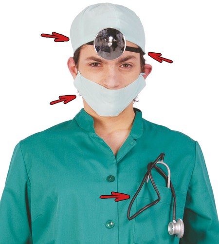 Set specchio medico - set,