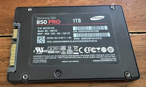 Samsung 850 pro ssd - ssd, tb