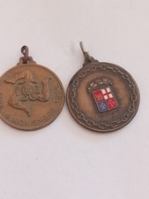 Lotto 2 Medaglie COMANDO MARINA LA MADDALENA, E GIORNATA FORZE ARMATE con Smalto