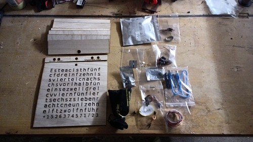 Build kit world clock - world,