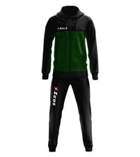 TUTA UOMO/DONNA ZEUS OLYMPIA TRAINING SPORTIVA OLIMPIA RELAX col. NERO/VERDE