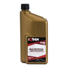 5 LT OLIO LUBRIFICANTE MOTORE MINERALE PER AUTO ROTHEN MULTISPECIAL 20W-60 PLUS