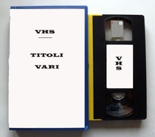 Vhs videocassette titoli - vhs,