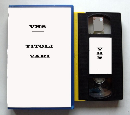 Vhs videocassette titoli vari - vhs,