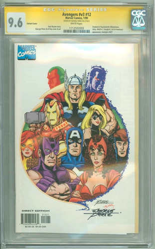 Avengers variant cgc 9 6 - avengers, 9.6