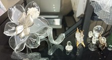 Lotto piccoli oggetti in vetro e cristallo