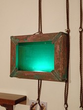 Frame Teak Container Copper