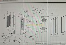 Ricambi Vetrina Frigo Vino Bibita Modello TW 390B/390BL TKG 390BF Usati Colonna 