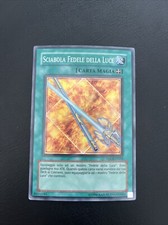 YU GI OH CARTA SCIABOLA FEDELE DELLA LUCE SUPER RARA TDGS-IT059 DECK LOTTO LDD