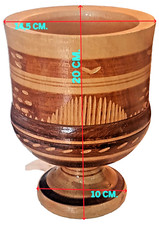 Mortaio Vintage in legno lavorato a mano provenienza Grecia