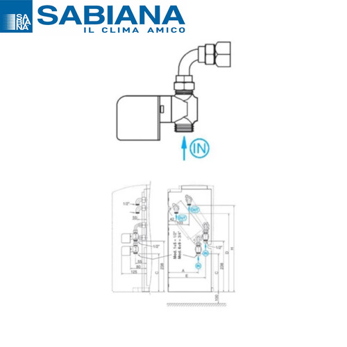 Sabiana valvola vie per - 2,