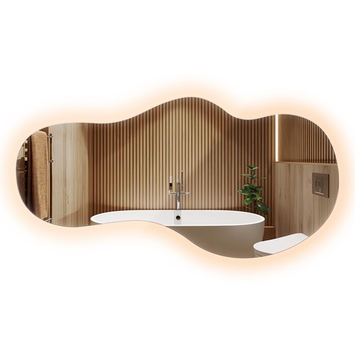Specchio luminoso led organico - luminoso,