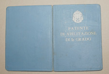 139V-PATENTE  DI ABILITAZIONE 1 °GRADO ANNO 1928