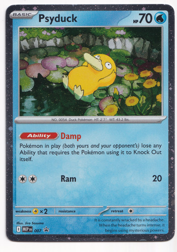 Pokemon tcg psyduck 007 promo - psyduck,