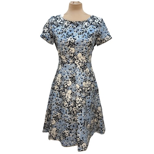 Abito sfizio blu pizzo - 5,