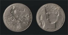 20 CENTESIMI 1911 LIBERTA' -