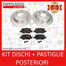 KIT FRENI DISCHI E PASTIGLIE POSTERIORI PER FIAT BRAVO II / MULTIPLA / STILO