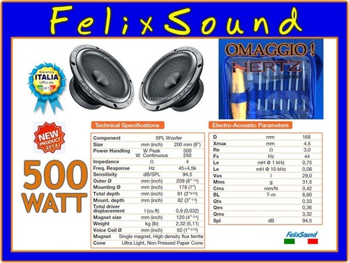 Hertz spl coppia mid woofer - hertz,