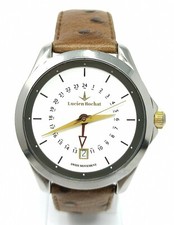 Orologio Lucien Rochat gmt swiss movement watch stainless steel 43mm clock 