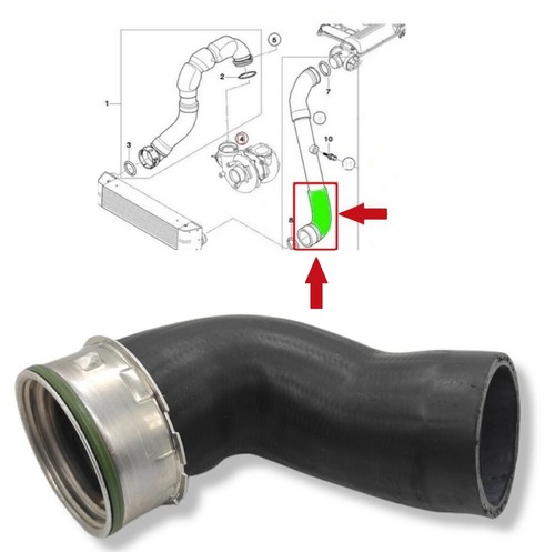 Tubo intercooler turbo