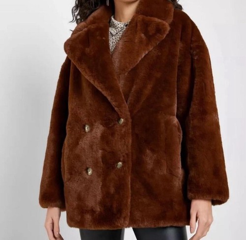 Topshop cappotto pelliccia