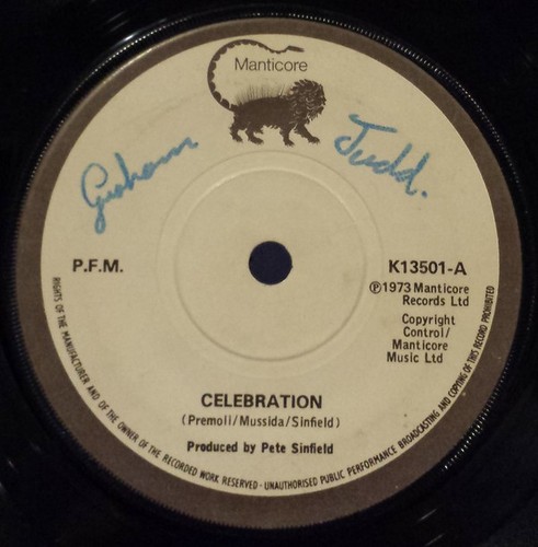Celebration 7 - p.f.m., 7"