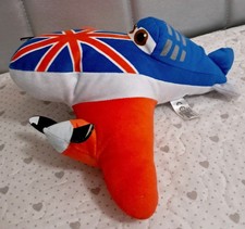 Peluche pupazzo aereo Bulldog Planes Disney lungo 25 cm