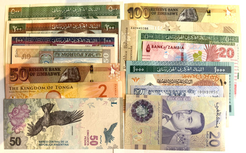 Banconote banca mondiale - banca, lotto