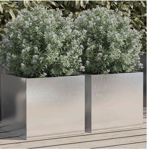 Set fioriere acciaio inox - set,