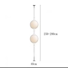 Lampada da terra Garrault Delord design 7 diversi metallo bianco caldo soggiorno hotel