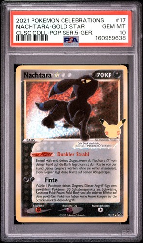 Carta pokémon nachtara gold - carta,