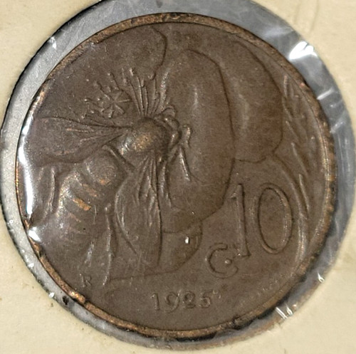 1925 italia centesimi - 1925-r, ape