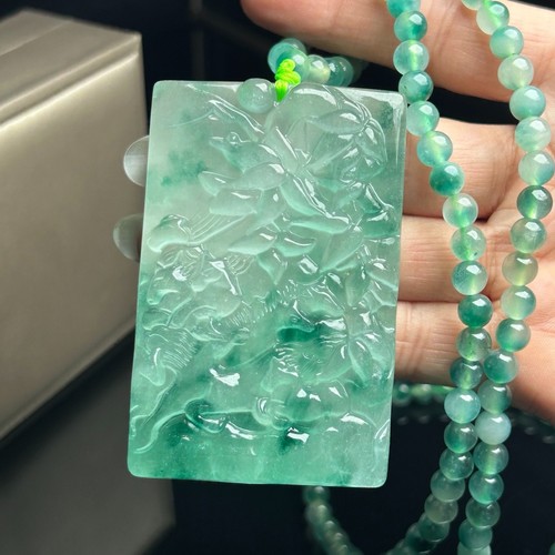 Ciondolo collana giadeite - e,