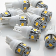 5x Lampada LED 8V T10 / Base