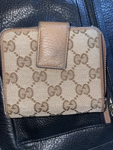 Gucci logo canvas leather - gg,