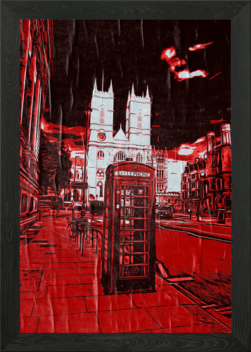 Cabina telefonica rossa - , londra